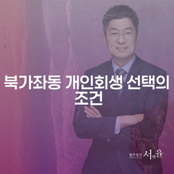 북가좌동 개인회생 선택의 조건